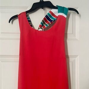 Lulu's Vibrant Red Backless Dress